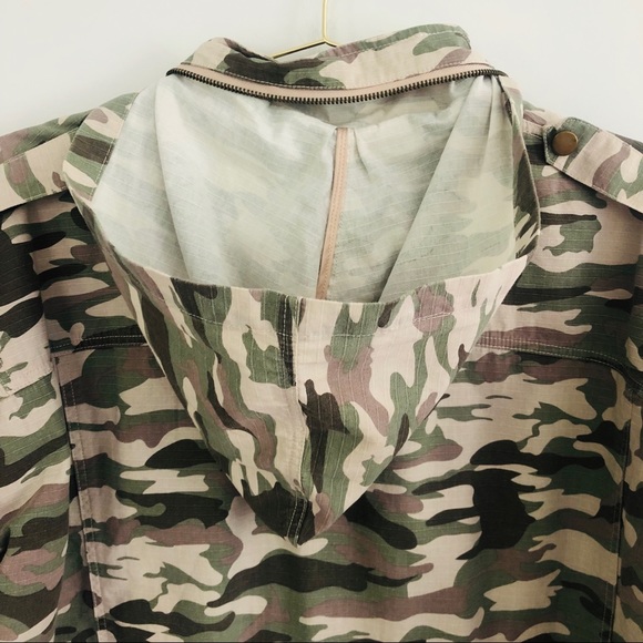 Sugarlips Kenza Camo Jacket size L Cotton STJ7753 - Picture 5 of 7